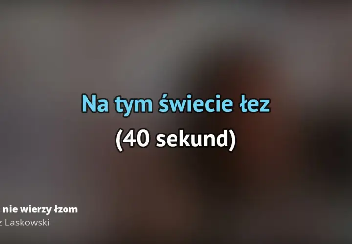 Świat nie wierzy łzom: Mrożąca serca historia prawdziwego wykonawcy hitu