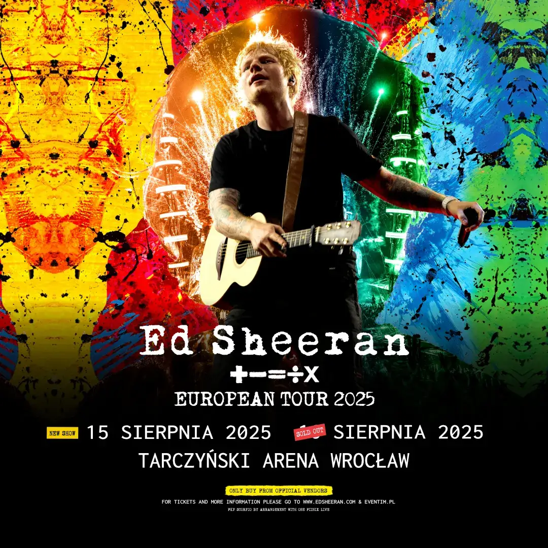 Zdjęcie Czy Ed Sheeran będzie w Polsce? Sprawdź daty i bilety na koncerty